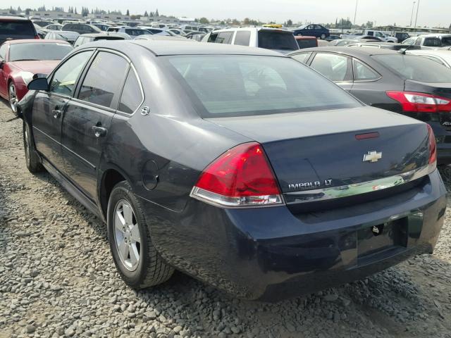 2G1WT57N391200851 - 2009 CHEVROLET IMPALA 1LT CHARCOAL photo 3