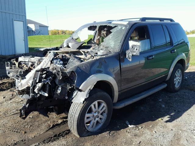 1FMEU7EE0AUA74810 - 2010 FORD EXPLORER E BLACK photo 2