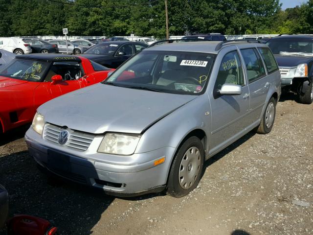 WVWSK61J01W688609 - 2001 VOLKSWAGEN JETTA GLS SILVER photo 2