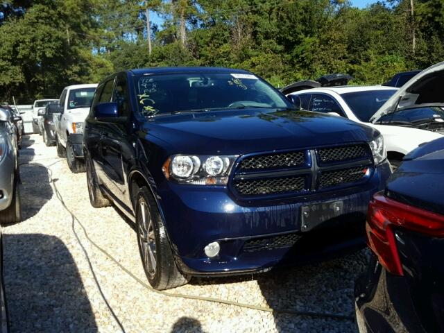 1C4RDHAG6DC666581 - 2013 DODGE DURANGO SX BLUE photo 1