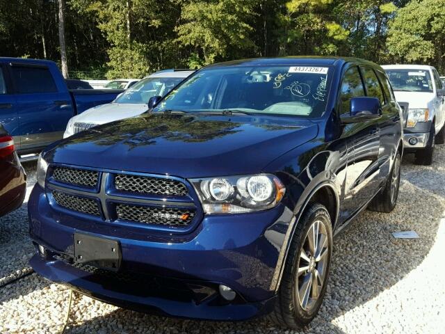 1C4RDHAG6DC666581 - 2013 DODGE DURANGO SX BLUE photo 2