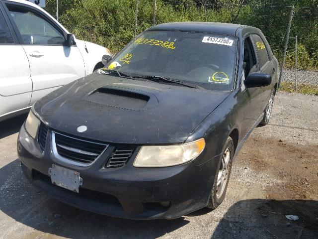 JF4GG22615H055307 - 2005 SAAB 9-2 AERO BLACK photo 2