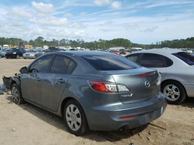 JM1BL1UF1C1630497 - 2012 MAZDA 3 I GREEN photo 3