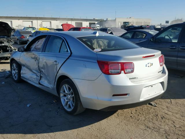 1G11D5RR2DF115198 - 2013 CHEVROLET MALIBU 1LT SILVER photo 3