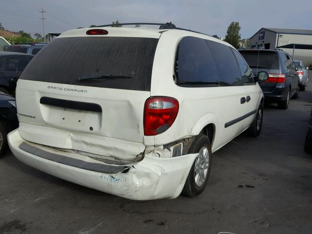 1D4GP24R15B272196 - 2005 DODGE GRAND CARA WHITE photo 4