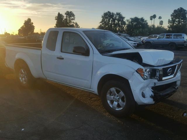 1N6BD0CT3DN716190 - 2013 NISSAN FRONTIER S WHITE photo 1
