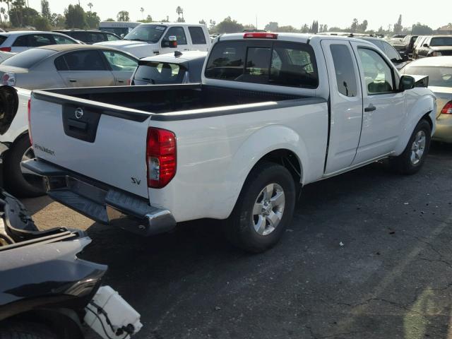 1N6BD0CT3DN716190 - 2013 NISSAN FRONTIER S WHITE photo 4
