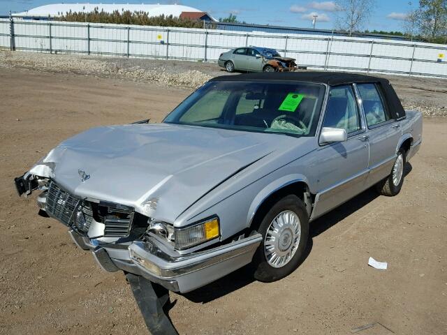 1G6CD53B0M4283609 - 1991 CADILLAC DEVILLE SILVER photo 2