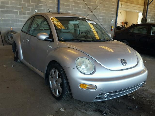 3VWDD21C51M458607 - 2001 VOLKSWAGEN NEW BEETLE SILVER photo 1