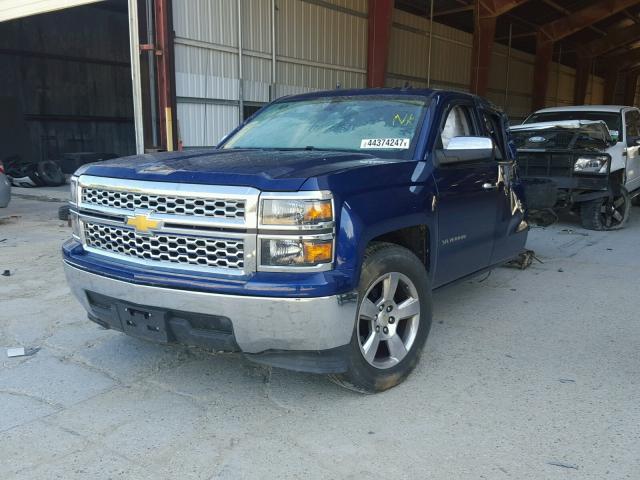 3GCPCREC5EG141873 - 2014 CHEVROLET SILVERADO BLUE photo 2