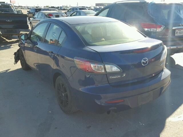 JM1BL1V79C1593027 - 2012 MAZDA 3 I BLUE photo 3