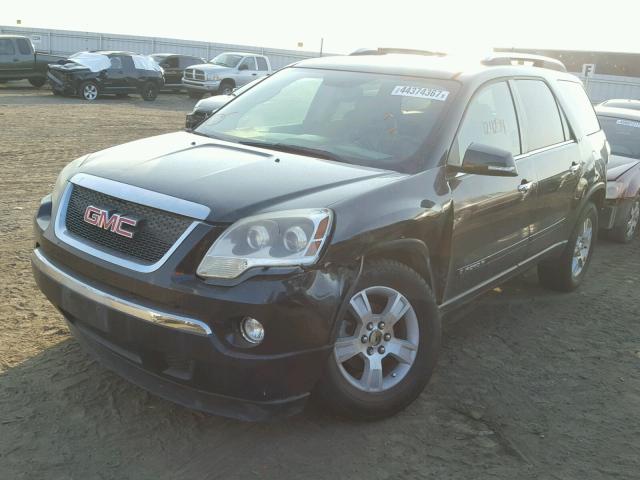 1GKER23708J128166 - 2008 GMC ACADIA SLT BLACK photo 2