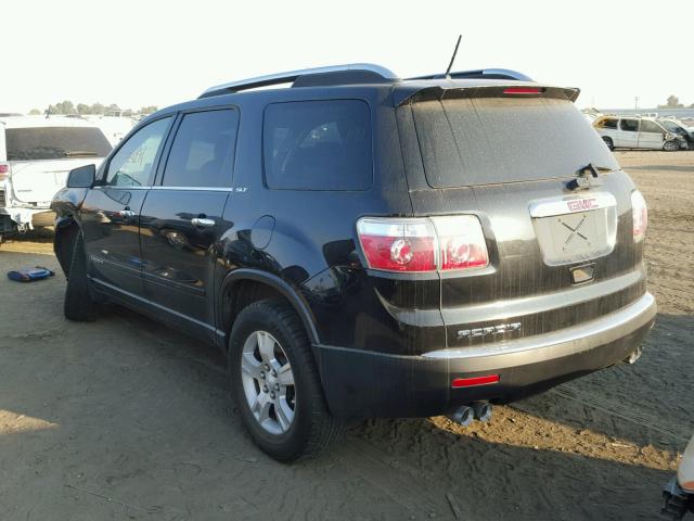 1GKER23708J128166 - 2008 GMC ACADIA SLT BLACK photo 3