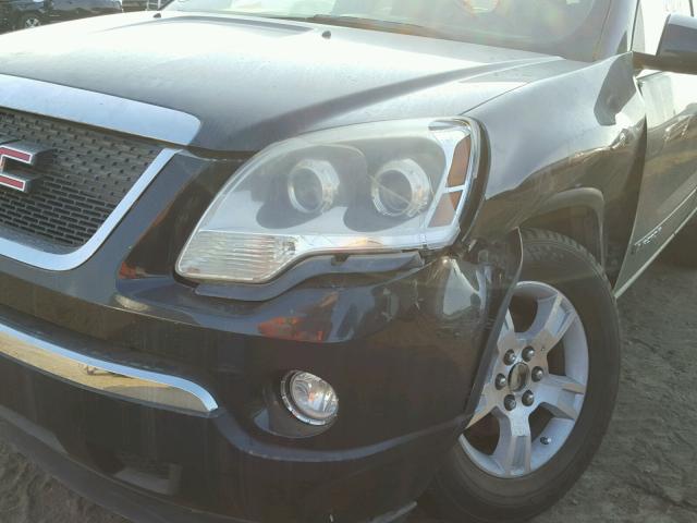 1GKER23708J128166 - 2008 GMC ACADIA SLT BLACK photo 9