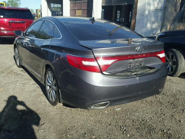 KMHFH4JG9DA281006 - 2013 HYUNDAI AZERA GRAY photo 3