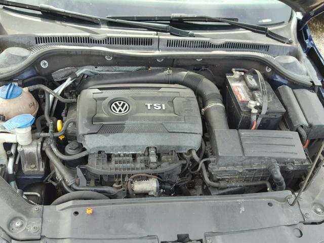 3VWD17AJ6EM368893 - 2014 VOLKSWAGEN JETTA BLUE photo 7