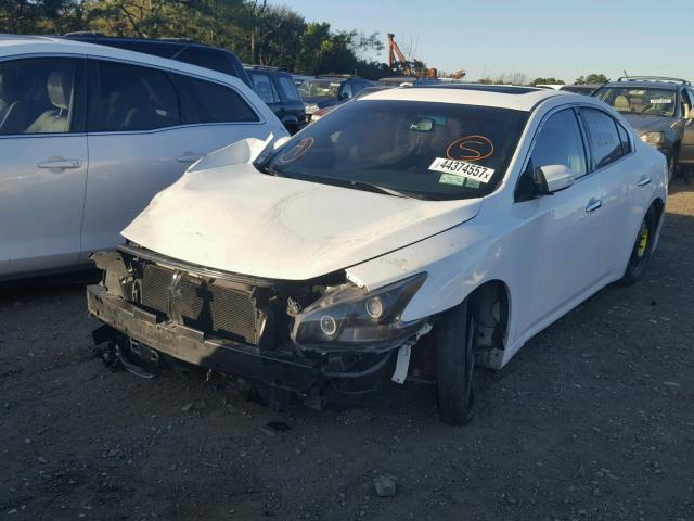 1N4AA5AP4BC859013 - 2011 NISSAN MAXIMA S WHITE photo 2