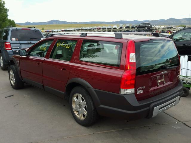 YV4SZ592661216287 - 2006 VOLVO XC70 RED photo 3