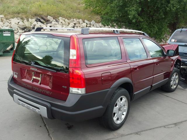 YV4SZ592661216287 - 2006 VOLVO XC70 RED photo 4