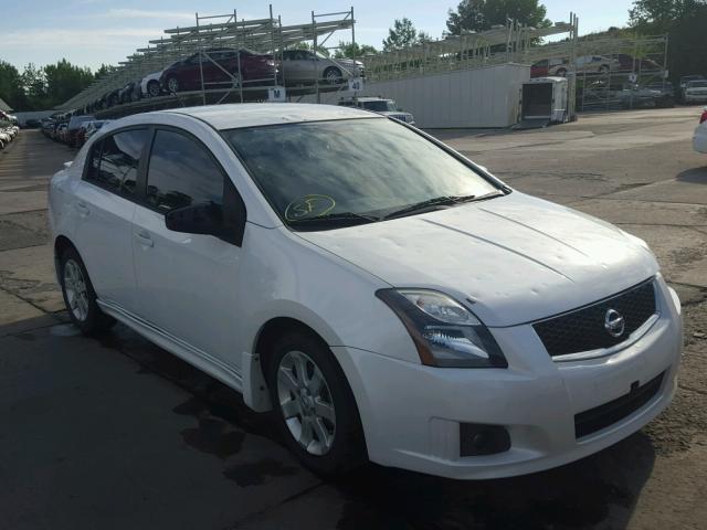 3N1AB6AP2CL683780 - 2012 NISSAN SENTRA 2.0 WHITE photo 1