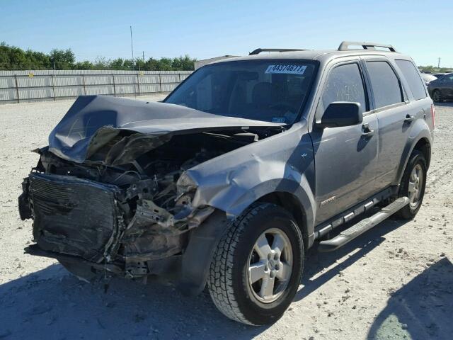 1FMCU93188KB79202 - 2008 FORD ESCAPE XLT SILVER photo 2