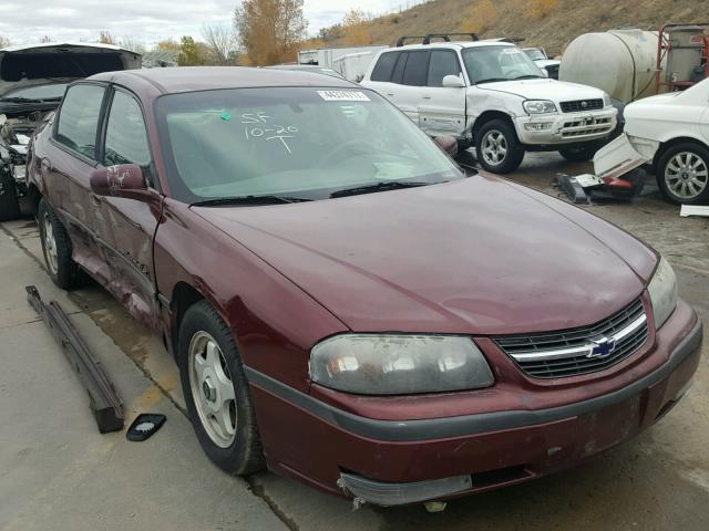 2G1WH55K6Y9348521 - 2000 CHEVROLET IMPALA LS MAROON photo 1