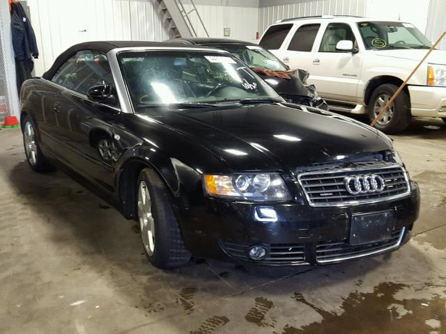 WAUDT48H56K005568 - 2006 AUDI A4 BLACK photo 1