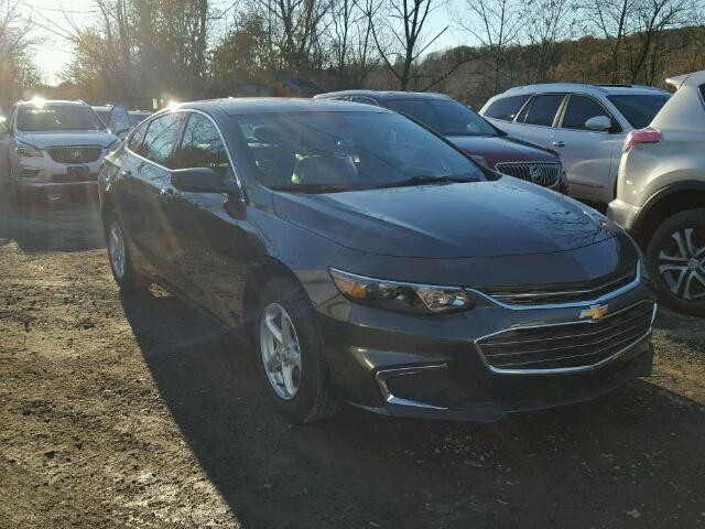 1G1ZB5ST7JF104773 - 2018 CHEVROLET MALIBU LS ნაცრისფერი ფოტო 1