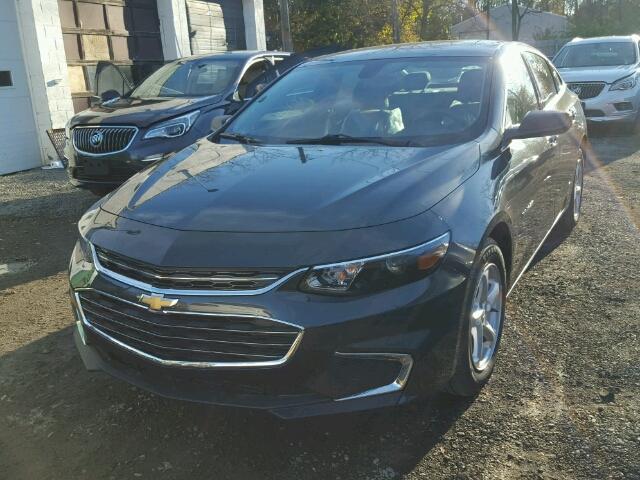 1G1ZB5ST7JF104773 - 2018 CHEVROLET MALIBU LS ნაცრისფერი ფოტო 2