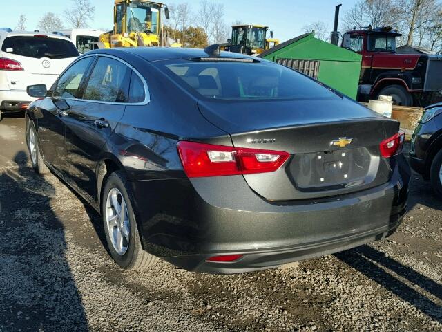 1G1ZB5ST7JF104773 - 2018 CHEVROLET MALIBU LS ნაცრისფერი ფოტო 3
