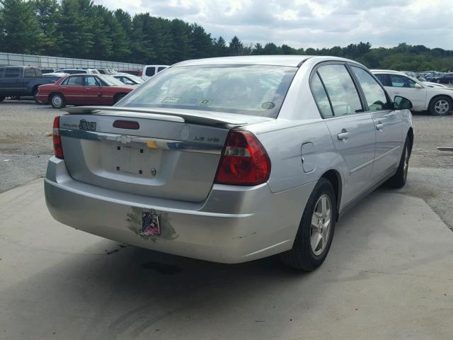 1G1ZT54885F132206 - 2005 CHEVROLET MALIBU LS SILVER photo 4