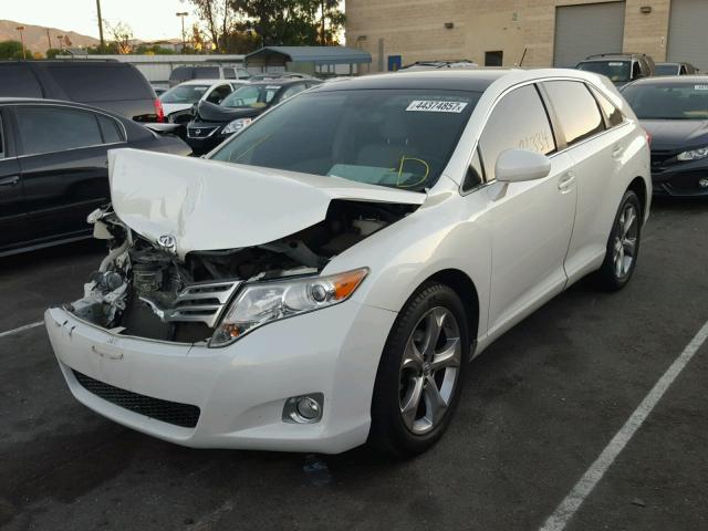 4T3ZK3BB9BU037595 - 2011 TOYOTA VENZA BASE WHITE photo 2