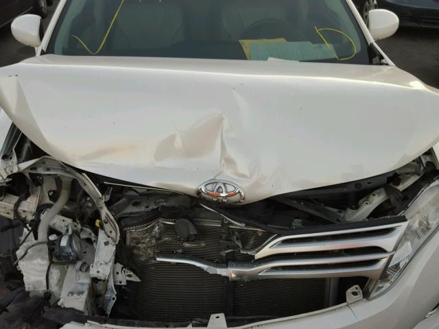 4T3ZK3BB9BU037595 - 2011 TOYOTA VENZA BASE WHITE photo 7