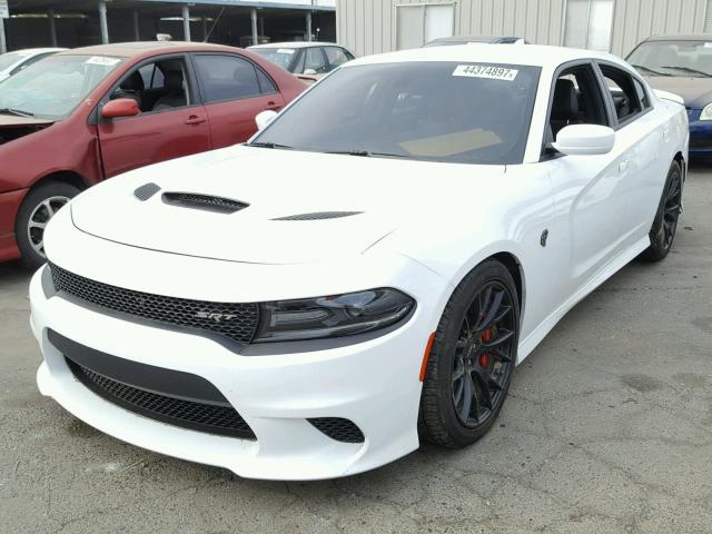 2C3CDXL92GH354505 - 2016 DODGE CHARGER SR WHITE photo 2