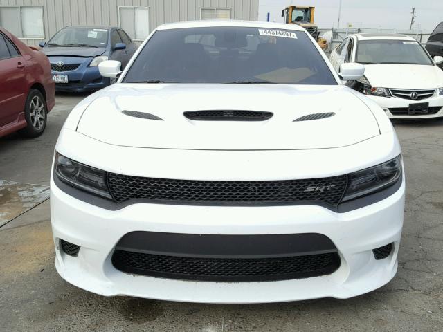 2C3CDXL92GH354505 - 2016 DODGE CHARGER SR WHITE photo 9