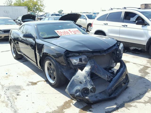 2G1FA1E35C9208250 - 2012 CHEVROLET CAMARO BLACK photo 1