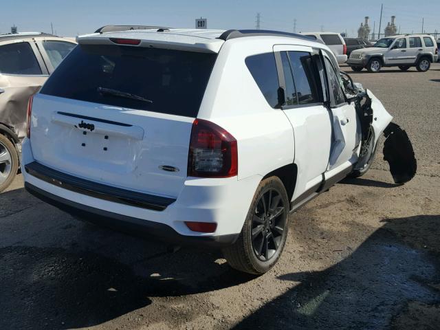 1C4NJCBA5FD400647 - 2015 JEEP COMPASS SP WHITE photo 4