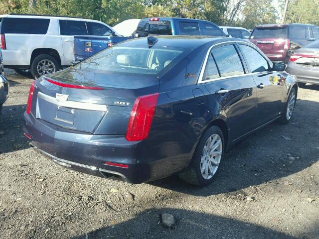 1G6AP5SX8G0170448 - 2016 CADILLAC CTS BLUE photo 4