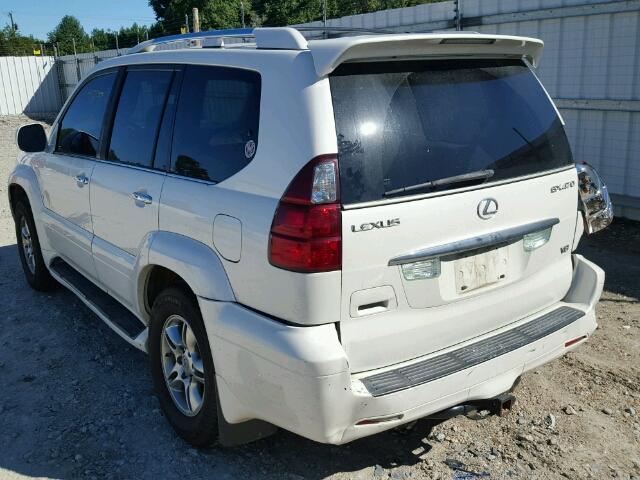 JTJBT20X680152785 - 2008 LEXUS GX 470 WHITE photo 3