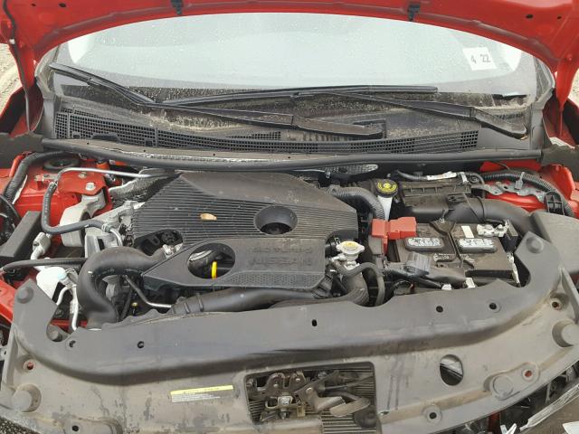 3N1CB7AP8HY237643 - 2017 NISSAN SENTRA SR RED photo 7