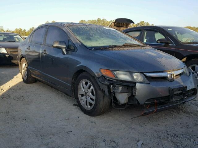 1HGFA16596L109985 - 2006 HONDA CIVIC LX SILVER photo 1