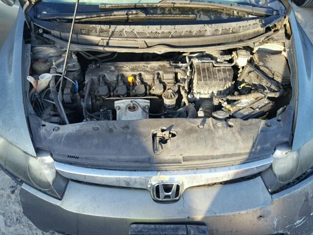 1HGFA16596L109985 - 2006 HONDA CIVIC LX SILVER photo 7