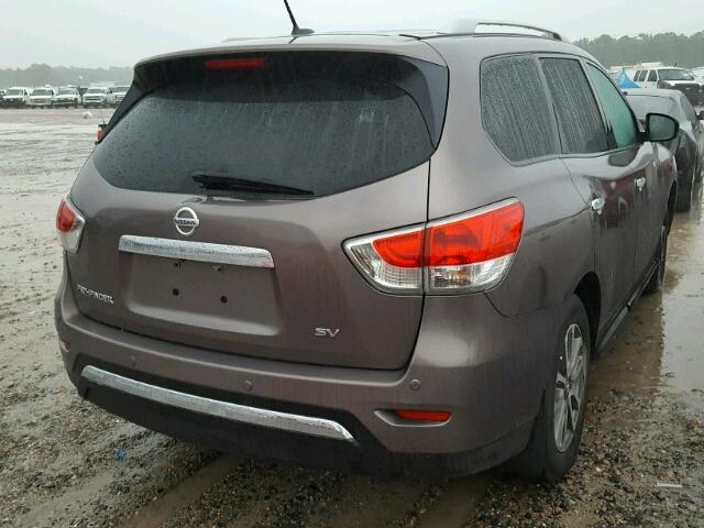 5N1AR2MN3EC706554 - 2014 NISSAN PATHFINDER GRAY photo 4