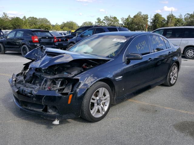 6G2ER57708L123004 - 2008 PONTIAC G8 BLACK photo 2