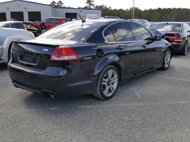 6G2ER57708L123004 - 2008 PONTIAC G8 BLACK photo 4