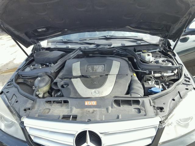 WDDGF56X88F127205 - 2008 MERCEDES-BENZ C 350 BLACK photo 7