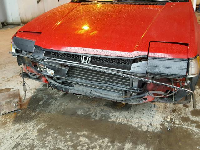 JHMBA3244HC021000 - 1987 HONDA PRELUDE 2. RED photo 9