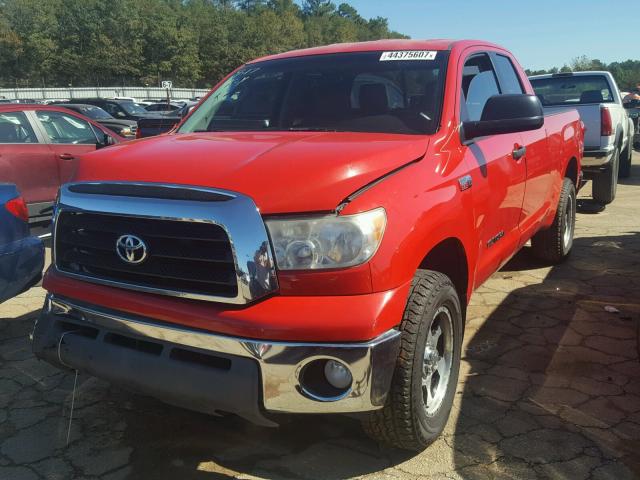 5TFRV54138X066540 - 2008 TOYOTA TUNDRA RED photo 2