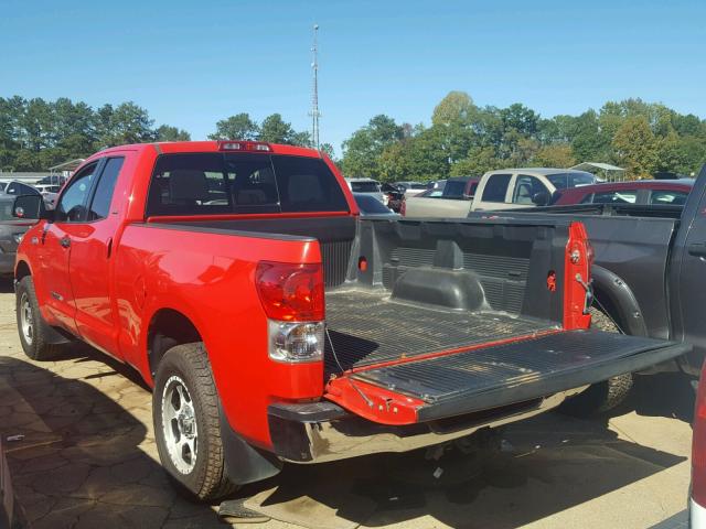 5TFRV54138X066540 - 2008 TOYOTA TUNDRA RED photo 3