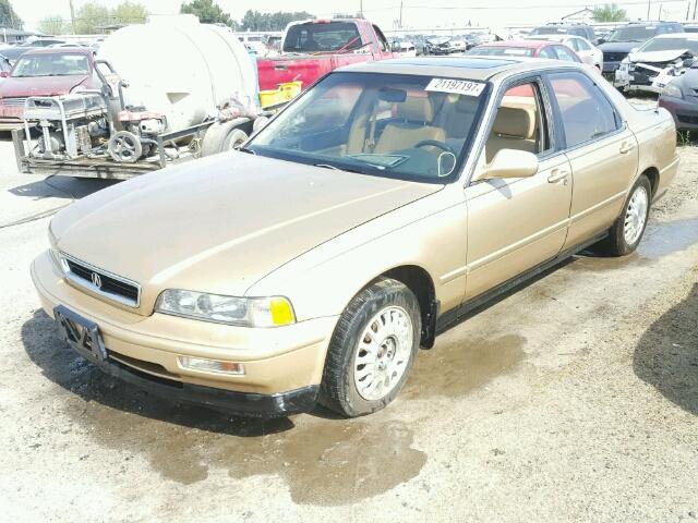 JH4KA757XMC015399 - 1991 ACURA LEGEND LS ოქროსფერი ფოტო 2